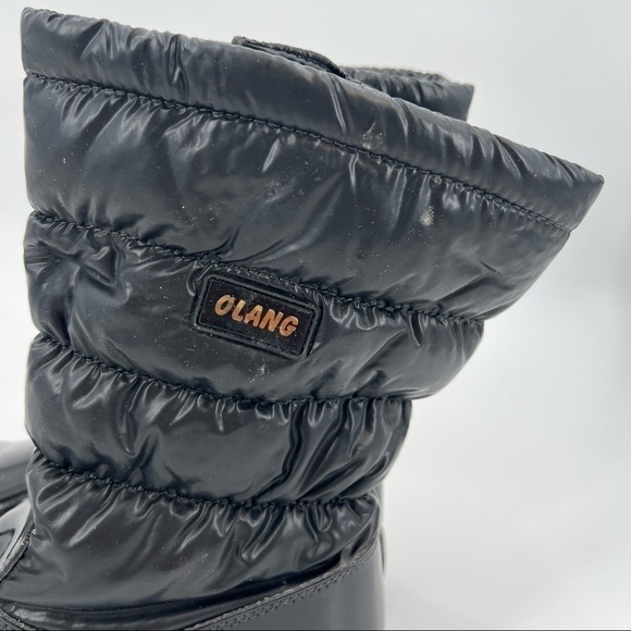 OLANG black winter snow boots size 10.5 - Picture 9 of 11